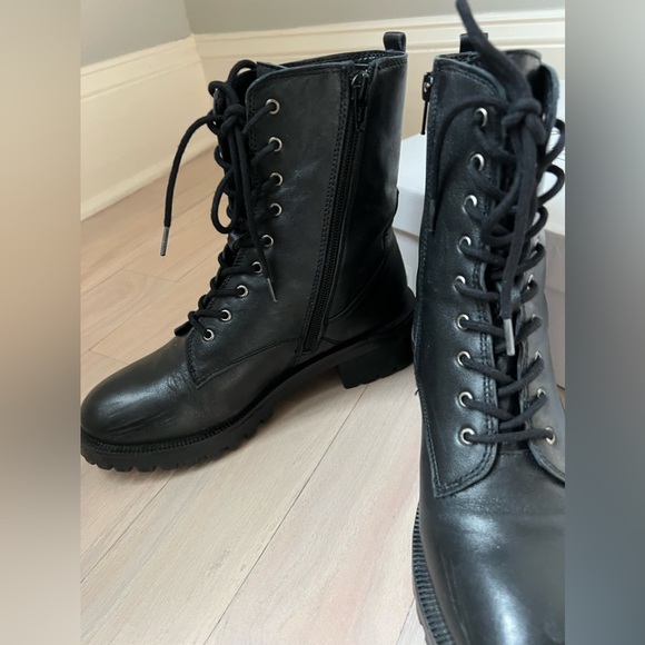 Steve Madden rucker black upper leather boots - Picture 6 of 6